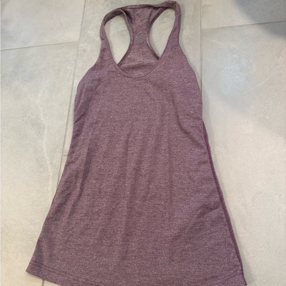 Lululemon Size 4 Heather Plum Racerback Tank Top